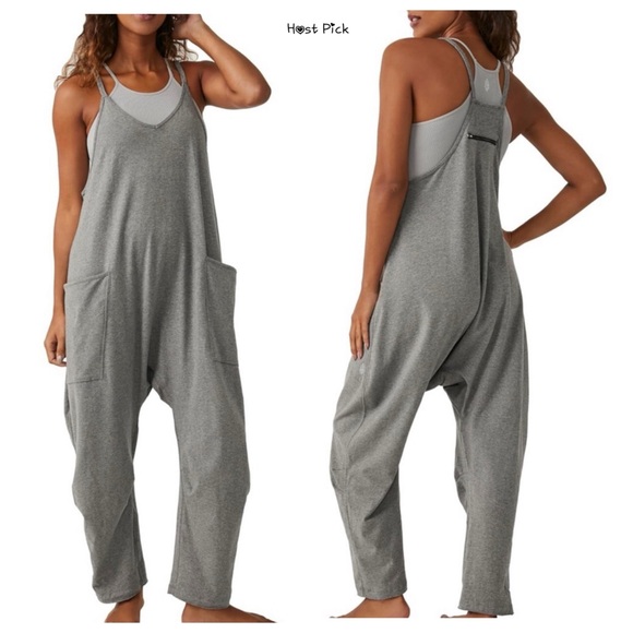 FP Movement by Free People Pants - Free People Gray Hot Shot Onsie
